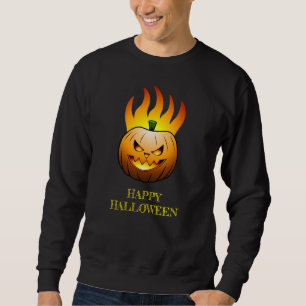 Moletom Rosto de Abóbora de Halloween