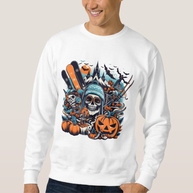 Moletom Rosto de ki halloween (Frente)