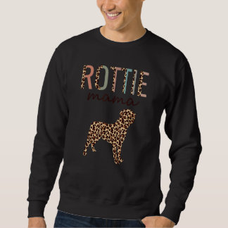 Moletom Rottie Mama Com Impressão Leopardo Para Cão Rottwe