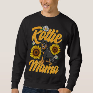 Moletom Rottie Mama Rottweiler Cachorro Mamãe Fofo Fofo Pr