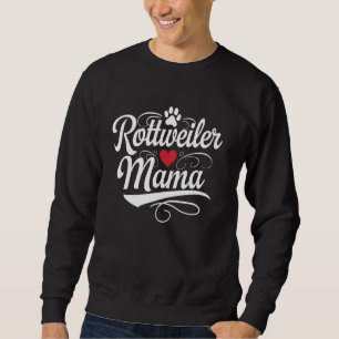 Moletom Rottweiler Mama Cachorro Mãe Pata Coração Bela Pat