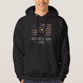Moletom Rottweiler Melhor Cachorro Mãe Alguma Vez Retro