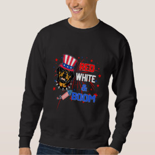 Moletom Rottweiler Red White Boom 4 De Julho