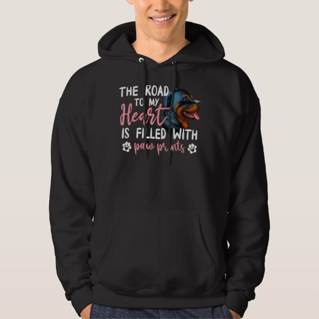 Moletom Rottweiler Road To My Heart Dog Owca Graphic (Frente)