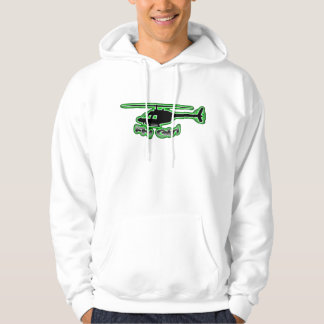 Moletom Roupa verde de néon do logotipo da menina da mosca
