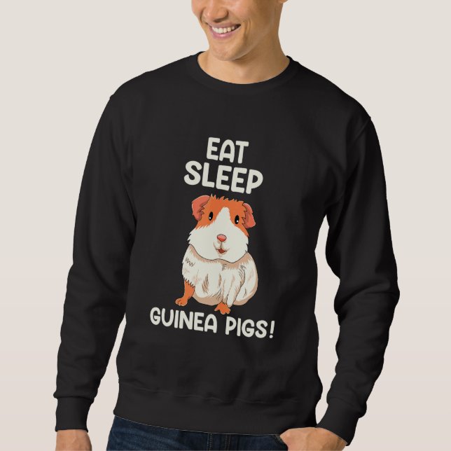 Moletom Roupas de Animais Fofos Comer Dormir Porquinhos-da (Frente)