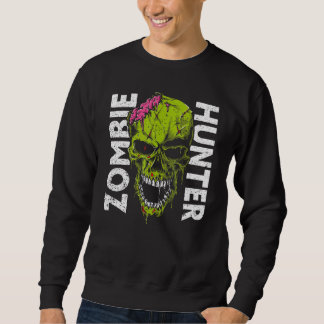 Moletom Roupas de Halloween para Caçador de Zumbis Hallowe
