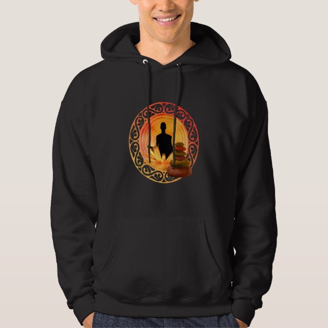 Moletom Roupas de Moda de Ioga de Meditação Buda Traje Bud (Frente)