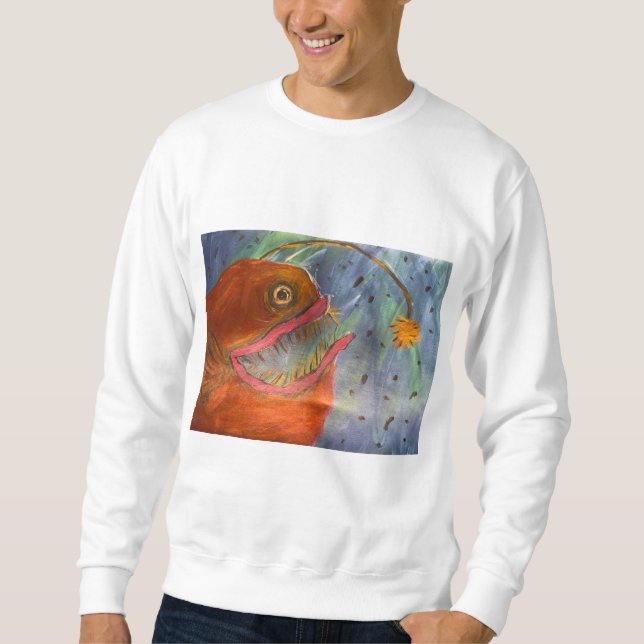 Moletom Roupas de peixe brilhante (Frente)