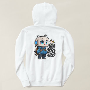 Moletom Roupas de Robô Anime Pequenos Passos Grandes Sonho