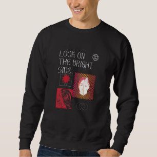 Moletom Roupas de rua de cultura pop gótica vermelha e bra