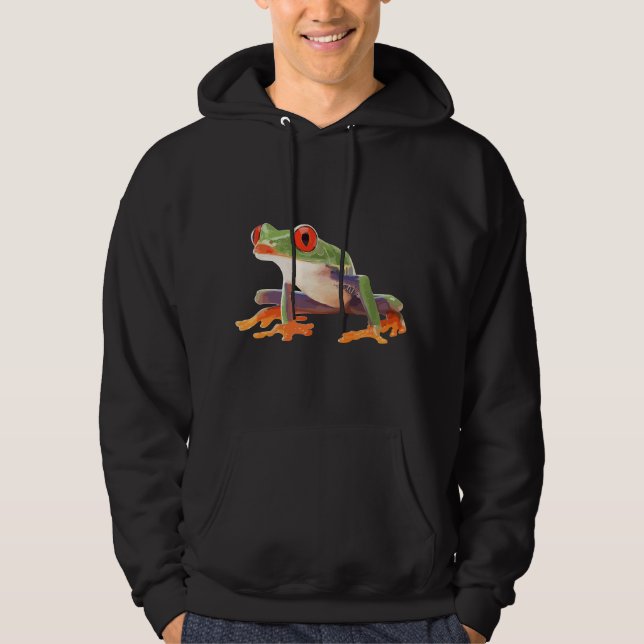 Moletom Roupas de Sapo de Olhos Vermelhos Agalychnis cal (Frente)
