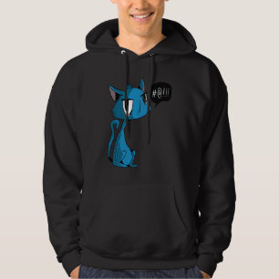 Moletom Roupas Humor de Gato Sarcástico para Homens e Mulh