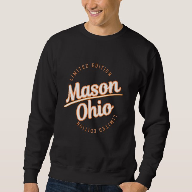 Moletom Roupas Retro Athletic Mason OH (Frente)