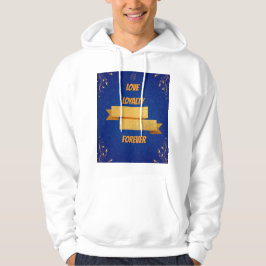 Moletom Royal Blue and Gold Wedding T-Shirt Design