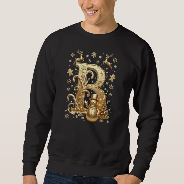 Moletom Royal Gold B Luxury Snowman Basic Sweatshirt (Frente)