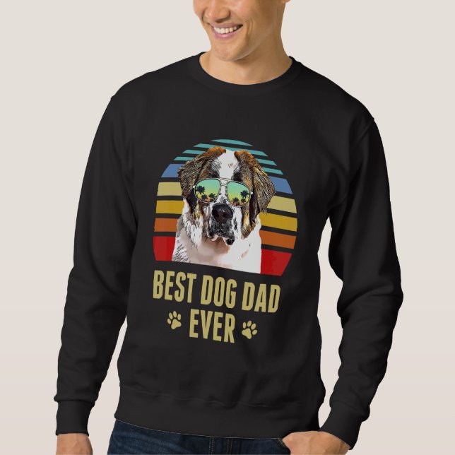Moletom Rua Bernard Melhor Pai De Cachorro Alguma Vez Retr (Frente)