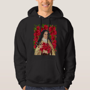 Moletom Rua De Lisieux, Rosa Cristã Católica De Flores