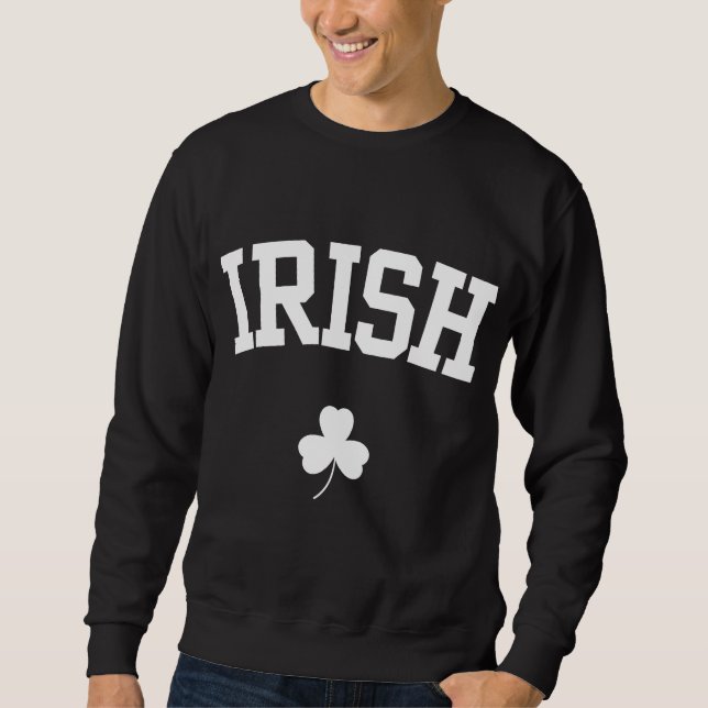Moletom Rua irlandesa, camisola do dia de Patrick (Frente)
