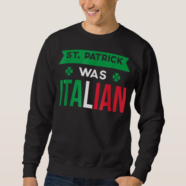 Moletom Rua Patrick Era Bandeira Italiana (Frente)