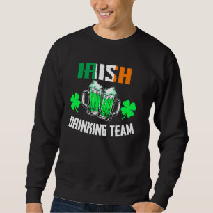 Moletom Rua Patrick S Irish Beer Bebendo Team Irlanda Flag