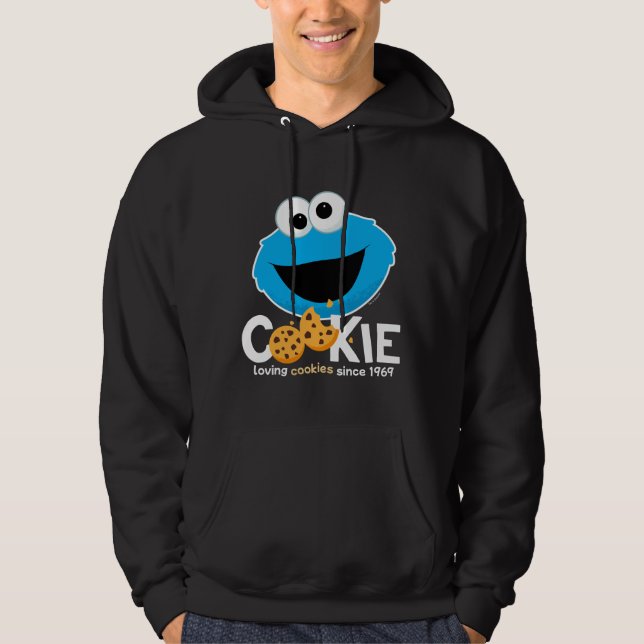 Moletom Rua Sésamo | Cookie Monster Loving Cookies (Frente)