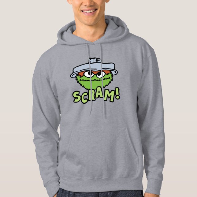 Moletom Rua Sésamo | Oscar, o Grouch Scram! (Frente)