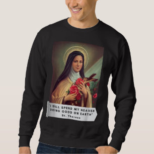 Moletom Rua Terese do Santo Lisieux de Criança Jesus