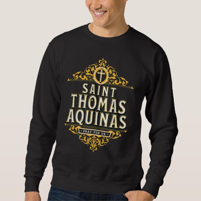Moletom Rua Thomas Aquinas Summa Theologic Santo (Frente)