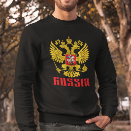 Moletom Rússia Bandeira Imperial Águia Russa Ortodoxa Russ
