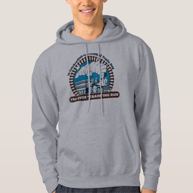 Moletom RVRR "Train"ing Run - Cinza Hoodie Sweet (Frente)