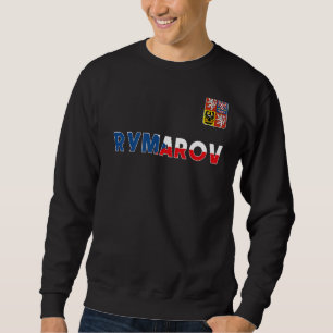 Moletom Rymarov República Checa Bandeira do Coração Casaco