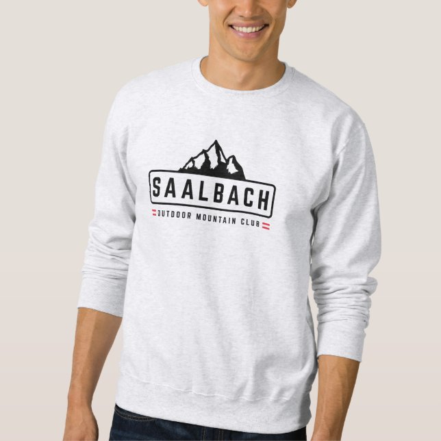 Moletom Saalbach Áustria Ao Ar Livre   (Frente)