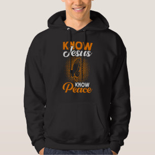 Moletom Saber que Jesus conhece o Estudo da Bíblia da Paz,