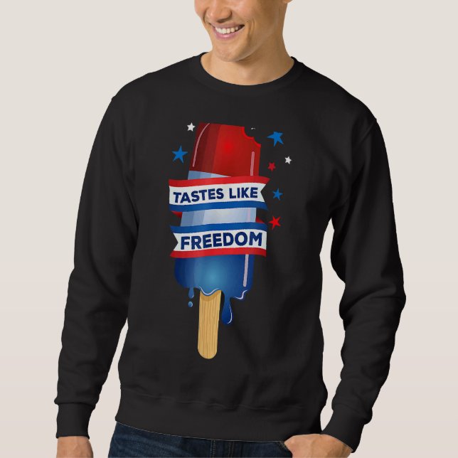 Moletom Sabores Como A Liberdade 4 De Julho, Popsic Bombei (Frente)