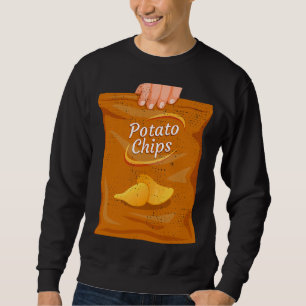 Moletom Saco Clássico Da Vintagem Retroativa De Pote Crisp