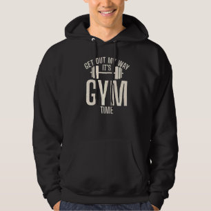 Moletom Sai Do Meu Caminho Seu Tempo De Gym Trabalhando Em