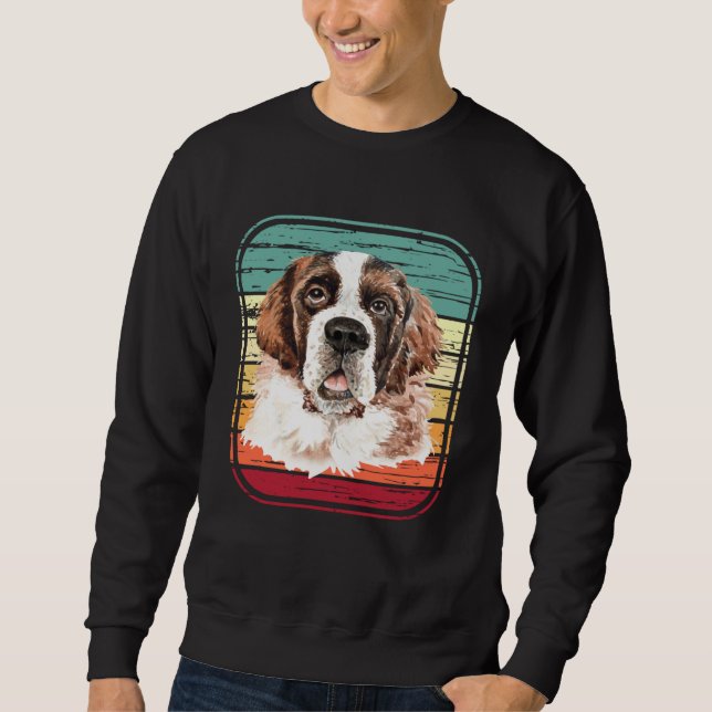 Moletom Saint Bernard  Dog Mom or Dad St Bernard (Frente)