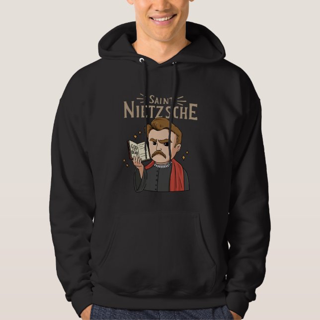 Moletom Saint Nietzsche for a Philosophy Student  1 (Frente)