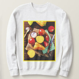 Moletom "Salada caseira de legumes" Foto bonita. Compre ag