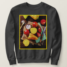 Moletom "Salada caseira de legumes" Foto bonita. Compre ag