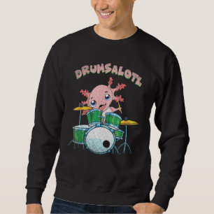 Moletom Salamander Drummer Amphibian Drumsalotl Axol