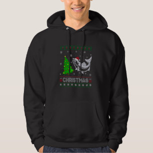Moletom Salmão Xmas Tree Lighting Ugly Christmas Sweater