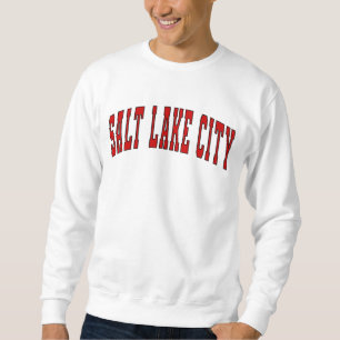 Moletom Salt Lake City Utah Vintage Varsity College