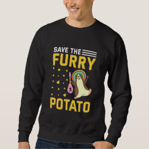 Moletom Salvar O Batata Peludo Divertido Porquinho-da-índi