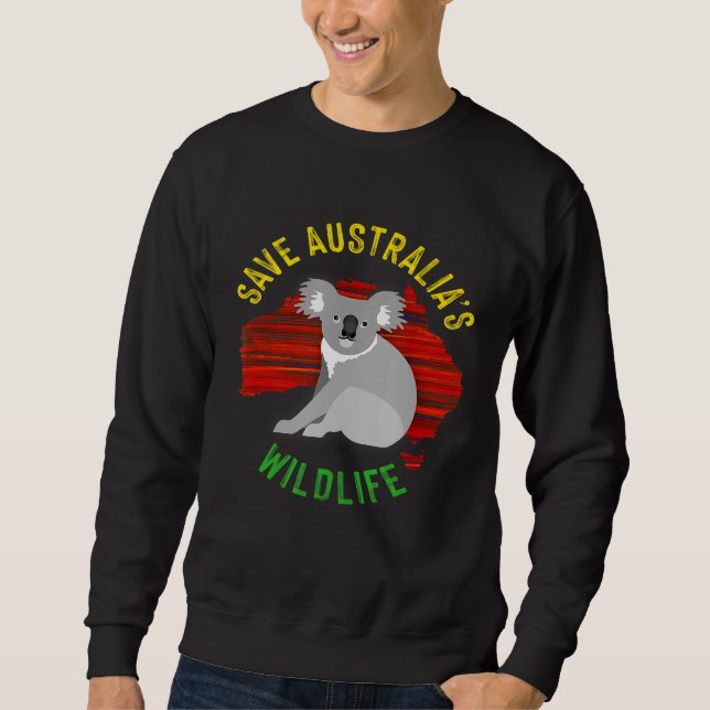 Moletom Salve a Austrália Wildlife Koala (Frente)