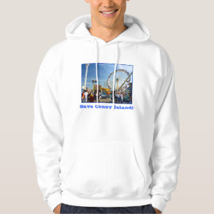 Moletom Salve Coney Island! Camisola de Hoodie Adulta
