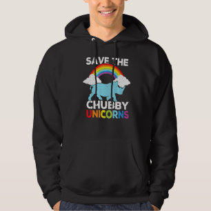 Moletom Salve O Chubby Unicórns Engraçado Cute Rhino Rainb