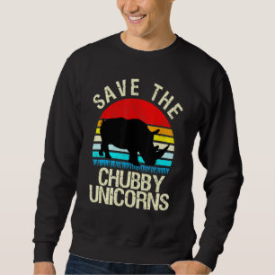 Moletom Salve O Chubby Unicorns Vintage Rhino 3