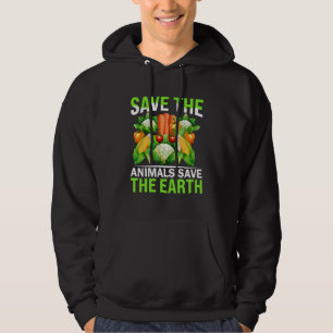 Moletom Salve Os Animais Salvar A Terra Que Eu Vegan